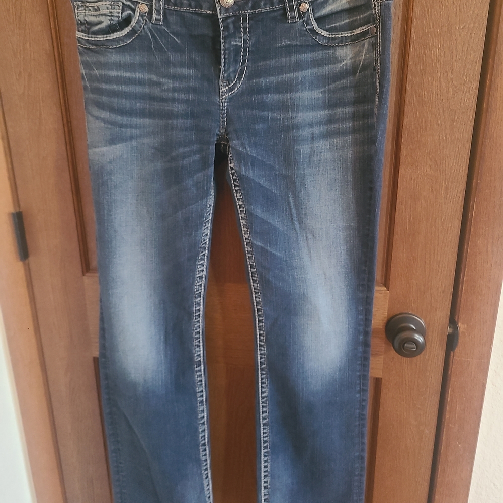 Silver Jeans Women's Boot Cut Blue Denim